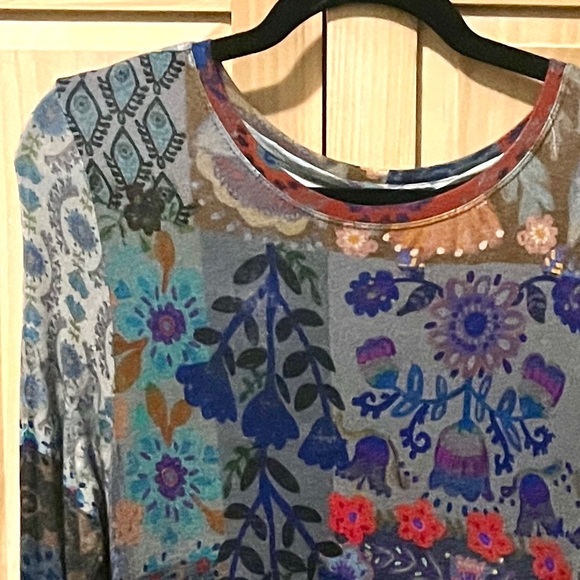 NATURAL LIFE Dresses & Skirts - Stevie Knit Maxi Dress - Mandala Borders Patchwork - Small